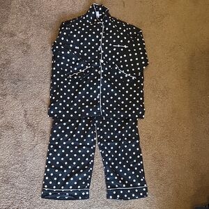Joe Fresh Black and White Polka Dot Kids Pajama Set